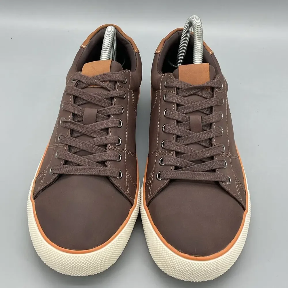 NEW Club Room Men’s Dominic Tennis Style Sneakers Brown Size 8M